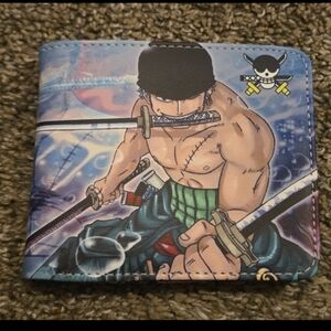 New Zoro One Piece Anime Manga Leather Wallet